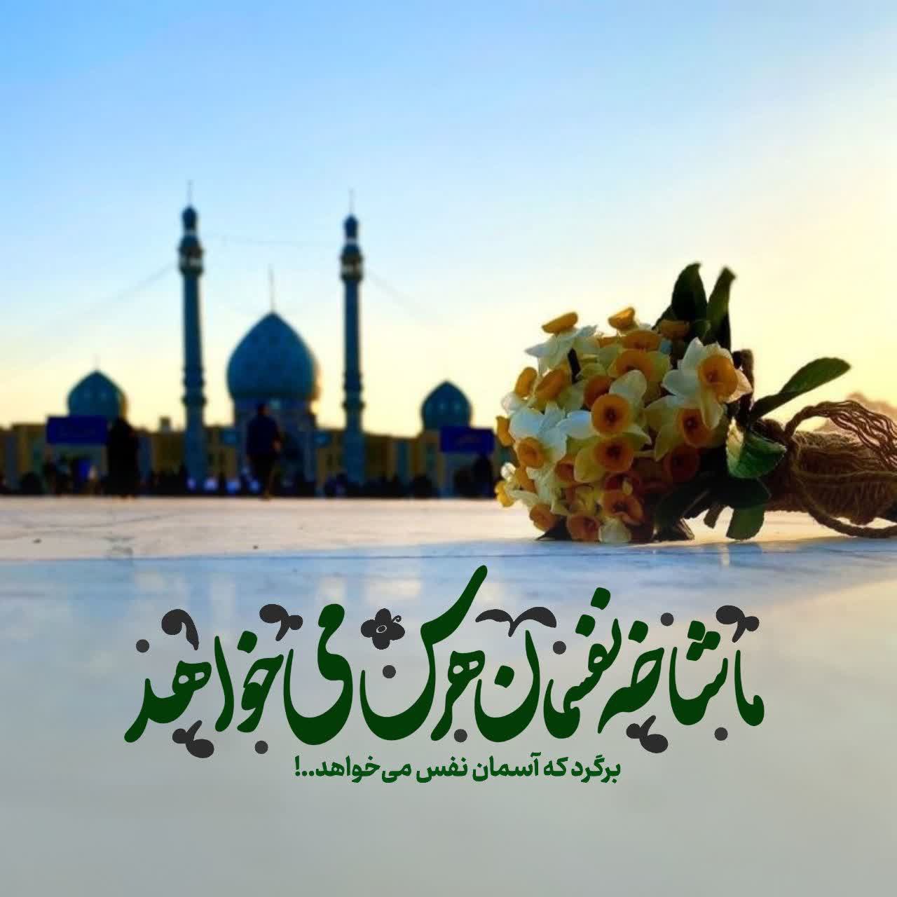ما شاخه‌ی نفسمان هَرَس می‌خواهد، برگرد که آسمان نفس می‌خواهد..!   #امام‌_زمان